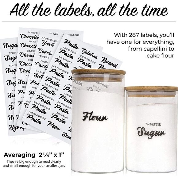 LA SAVI HOME Farmhouse Pantry Labels *NEW* - Picture 3 of 6